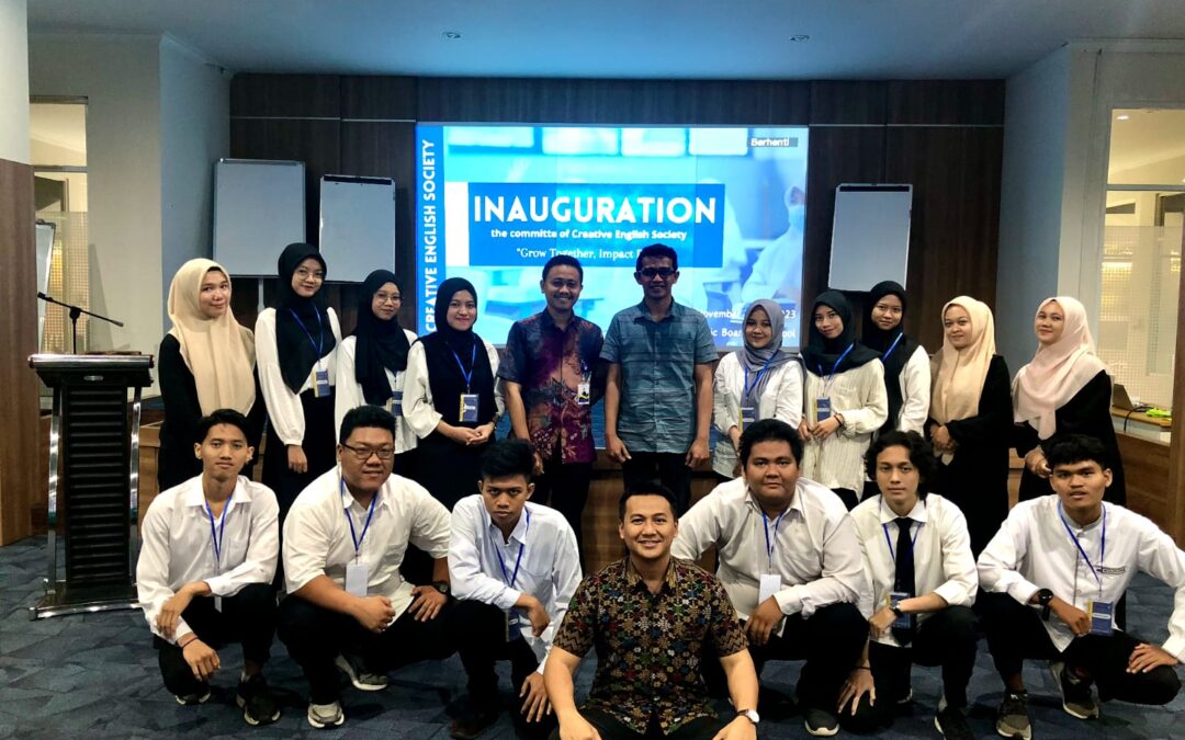 Pengukuhan Relawan Creative English Society (CES) dengan Kolaborasi Antara HAFECS, GIBS dan PBB