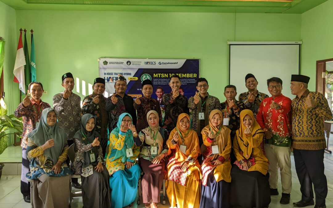 HAFECS Selenggarakan In-House Training di MTsN 10 Jember