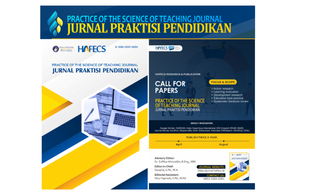 Jurnal Praktisi Pendidikan HAFECS POST Resmi Terakreditasi SINTA 4