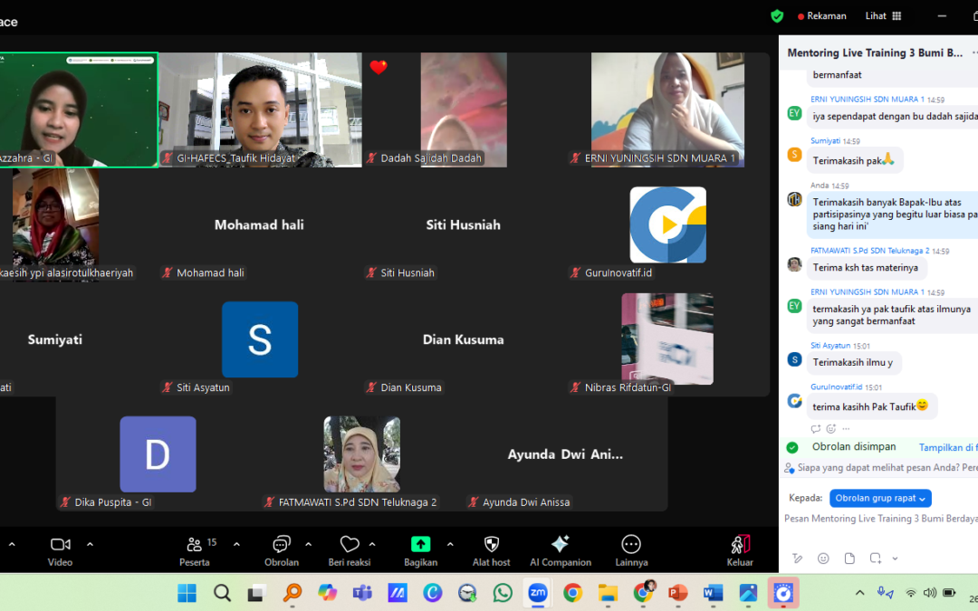 HAFECS GELAR MENTORING CSR BUMI BERDAYA UNTUK GURU SD DAN SMP/MTS
