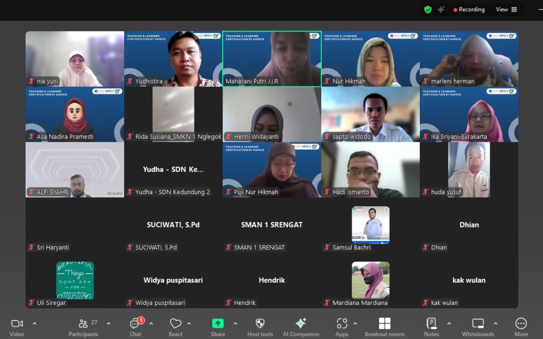 TLC Mengadakan Sesi Sertifikasi Lanjutan Untuk Memperkuat Kompetensi Pendidik