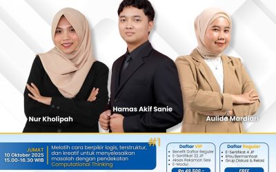 ELEVATE CLASS OKTOBER 2025 Membangun Masa Depan Pendidikan: Mengintegrasikan Kecerdasan Artifisial dan Koding dalam Pembelajaran Efektif