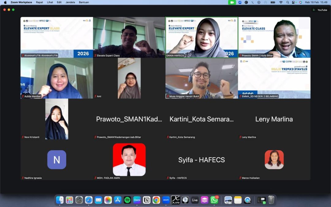 Elevate Expert Class HAFECS: Transformasi Pembelajaran Digital Implementasi Desain Pembelajaran Berbasis AI