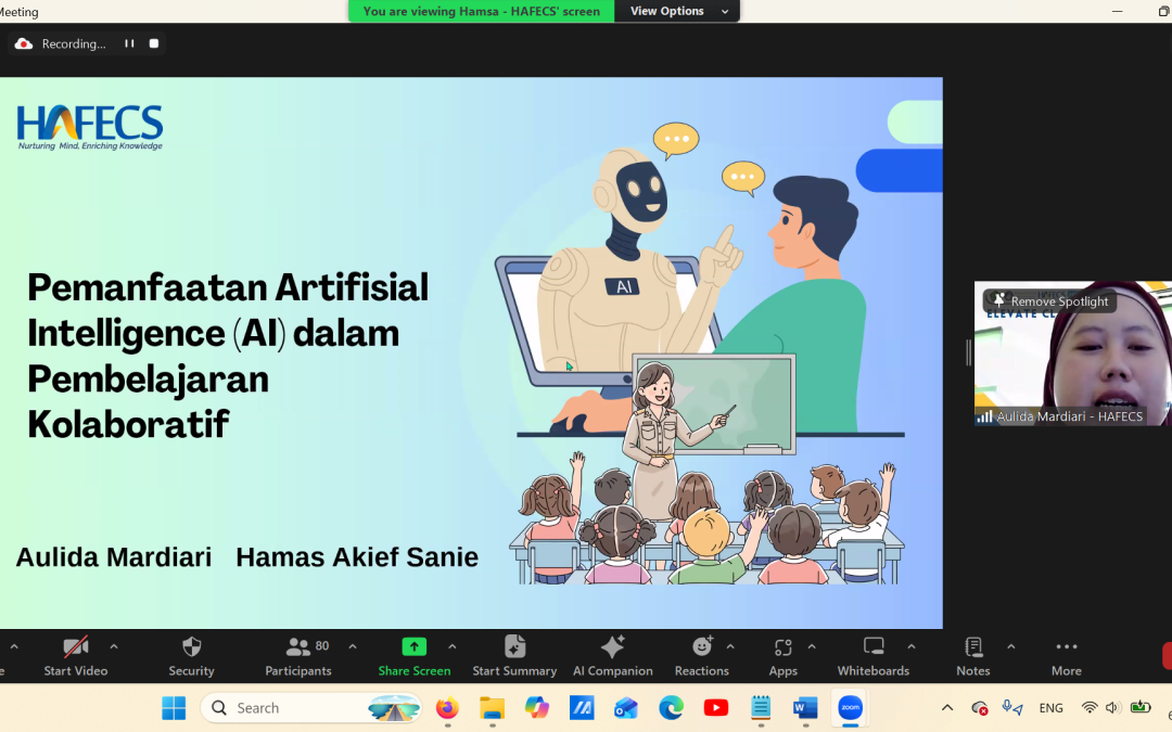 Penguatan Kompetensi Guru melalui Pemanfaatan Artificial Intelligence Bersama HAFECS dan Kemenag Barito Selatan