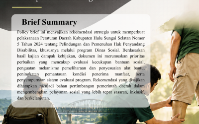 MEMPERKUAT DAMPAK BANTUAN SOSIAL DAN ALAT BANTU DISABILITAS